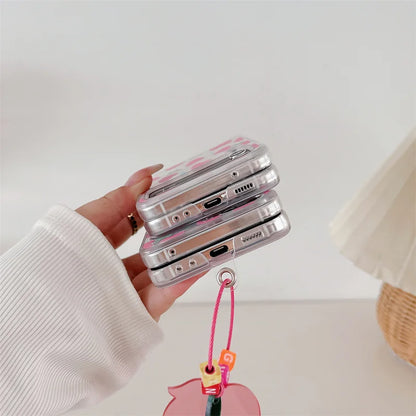 Cute Love Heart Shell Case for Samsung Galaxy Z Flip 3/4/5