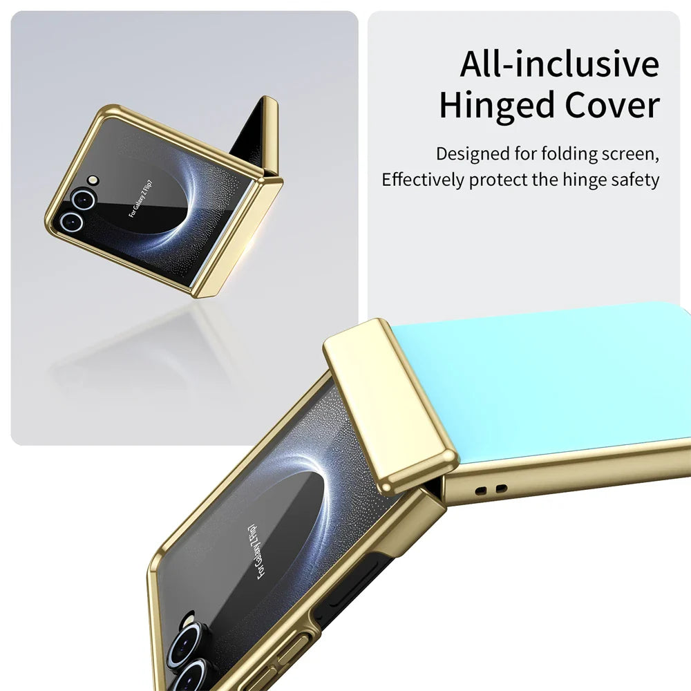Metal Frame Case with Full Hinge Cover