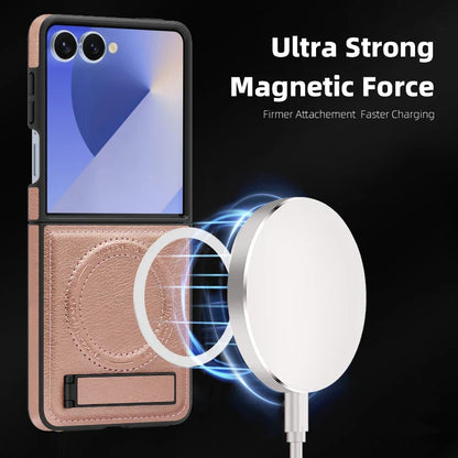 Elegant Leather Magnetic Stand Case