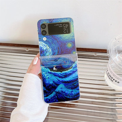 Cute Painting Case For Samsung Galaxy Z Flip 4