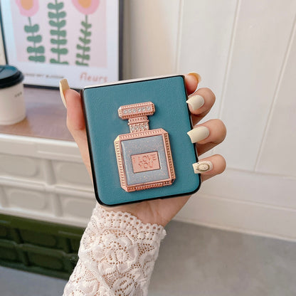 Luxury Case With Perfume Bottle Bracket for Samsung Galaxy Z Flip 4