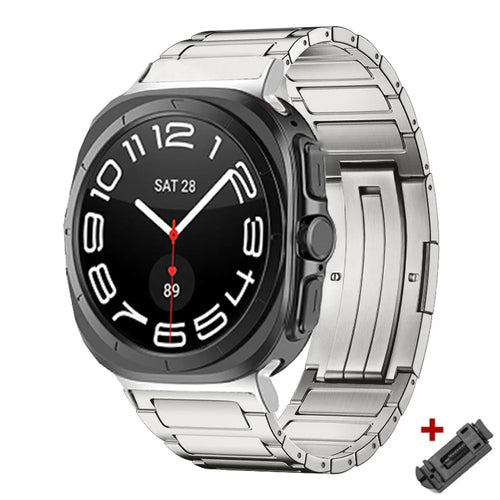 Luxury Titanium Watch Strap For Samsung Galaxy Watch 7 Ultra