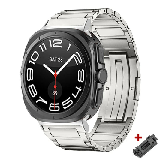 Luxury Titanium Watch Strap For Samsung Galaxy Watch 7 Ultra