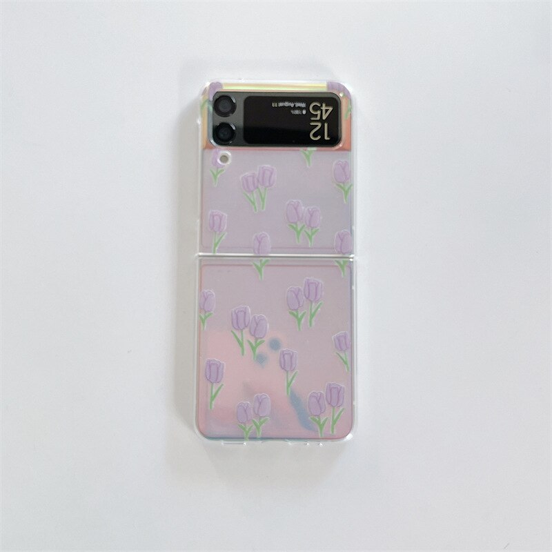 Retro Tulip Flower Case for Samsung Galaxy Z Flip 4