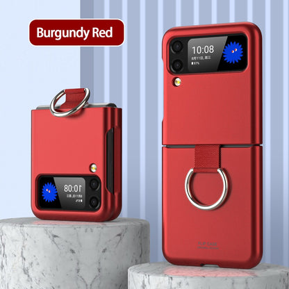 Shockproof Matte Case with Ring For Samsung Galaxy Z Flip 4