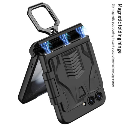 Shockproof Magnetic Case with Ring Bracket For Galaxy Z Flip 5