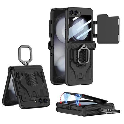 Shockproof Magnetic Case with Ring Bracket For Galaxy Z Flip 5