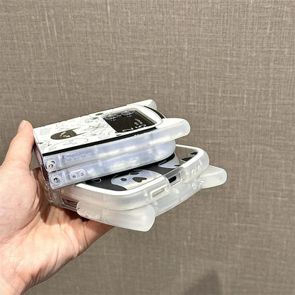 Halloween Ghost Mirror Phone Case for Samsung Z Flip Series