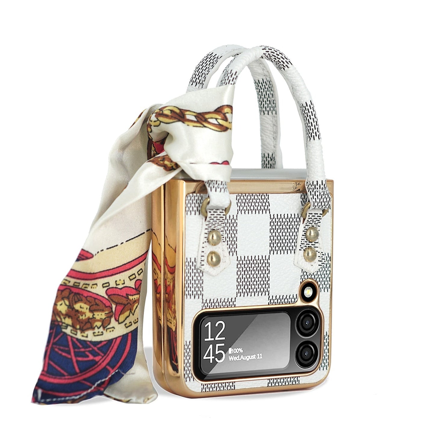 Luxury Leather Case For Samsung Galaxy Z Flip 4