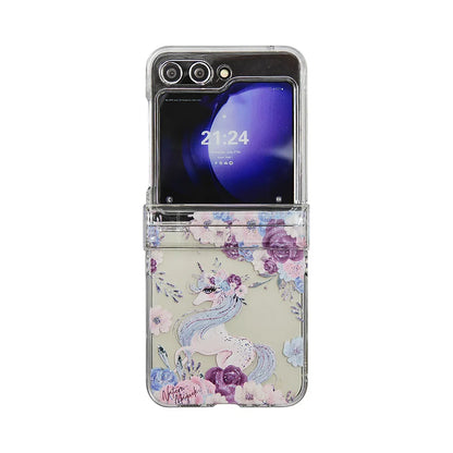 Cute Flower Girl Bracelet Case for Samsung Galaxy Z Flip