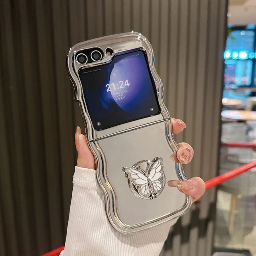 Luxury Butterfly Rotating Case for Samsung Galaxy Z Flip Series