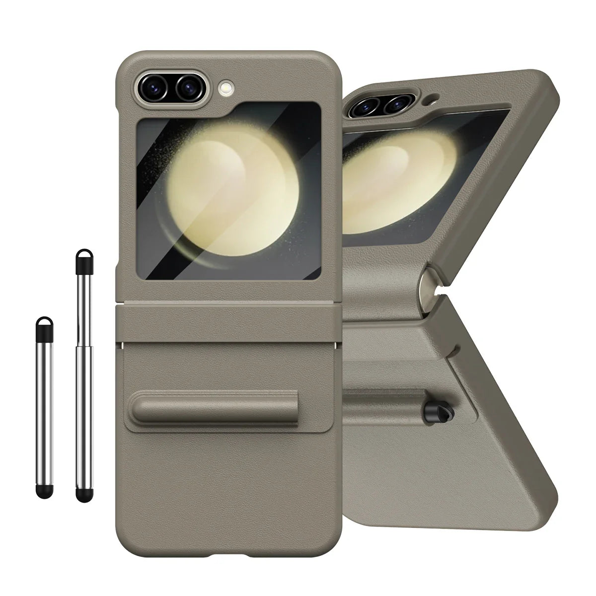Leather Case With Touch Pen Case for Galaxy Z Flip 5