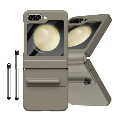 Leather Case With Touch Pen Case for Galaxy Z Flip 5