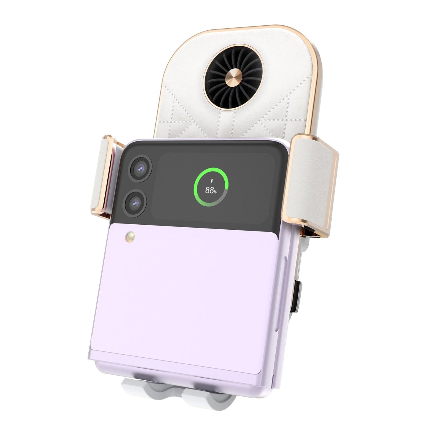 Fast Wireless Car Charger with Cooling Fan for Z Flip Series