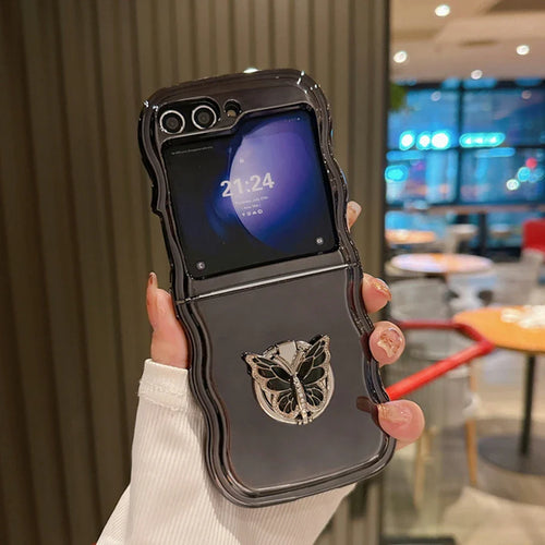 Luxury Butterfly Rotating Case for Samsung Galaxy Z Flip Series