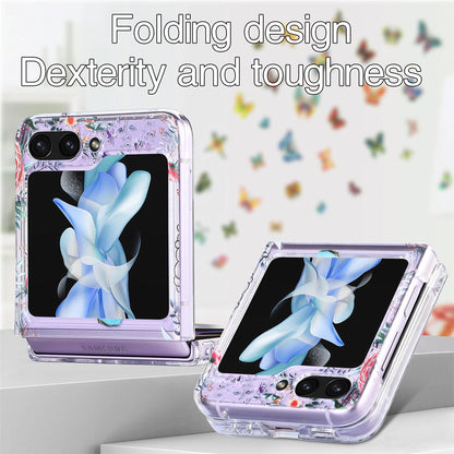 Anti-drop Painted Butterfly Cover for Samsung Galaxy Z Flip 5