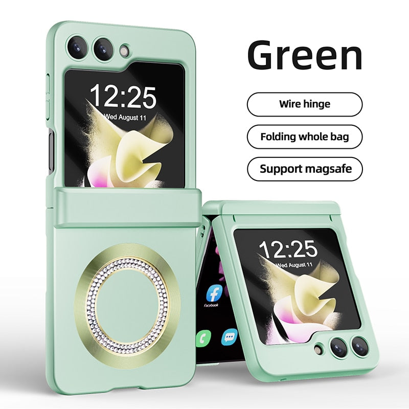 Magsafe Matte Magnetic Wireless Charging Case For Samsung Galaxy Z Flip 5