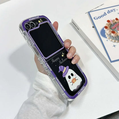 Happy Halloween Ghost Case for Samsung Galaxy Z Flip 3/4/5/6