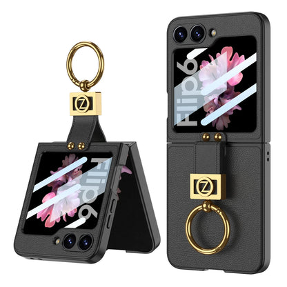 Leather Case with Ring Holder