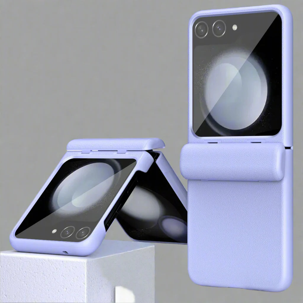 Hinge Protection Leather Case For Samsung Galaxy Z Flip 6