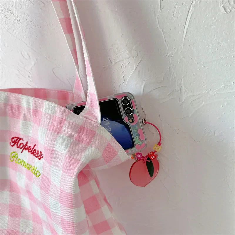 Cute Love Heart Shell Case for Samsung Galaxy Z Flip 3/4/5