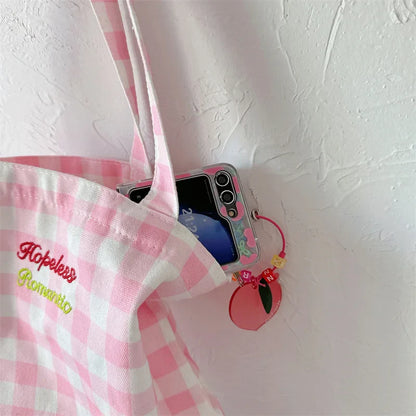 Cute Love Heart Shell Case for Samsung Galaxy Z Flip 3/4/5