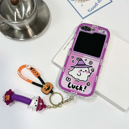 Happy Halloween Ghost Case for Samsung Galaxy Z Flip 3/4/5/6