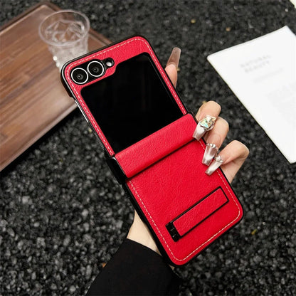 Vintage Leather Stand Case for Galaxy Z Flip Series