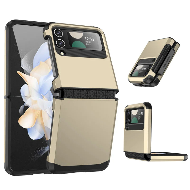 Heavy-Duty Shockproof Armor Case for Galaxy Z Flip