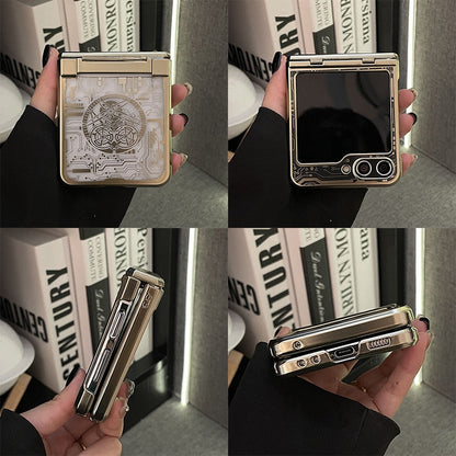 Circuit Pattern Case For Samsung Z Flip 5