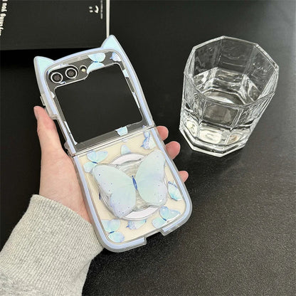 Cute Butterfly Magnetic Case for Galaxy Z Flip