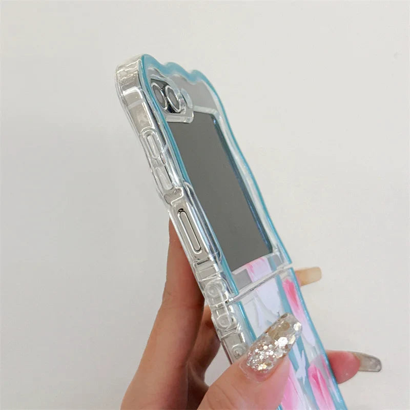 Cute Tulip Flower Case for Samsung Galaxy Z Flip 3/4/5