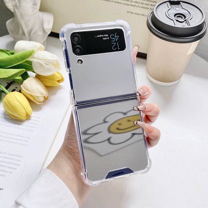 Shockproof Mirror case For Samsung Galaxy Z Flip 4