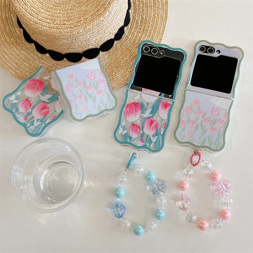 Cute Tulip Flower Case for Samsung Galaxy Z Flip 3/4/5