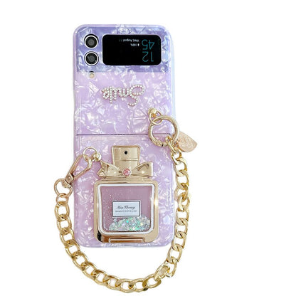 Perfume Bottle Case for Samsung Galaxy Z Flip 3 & 4