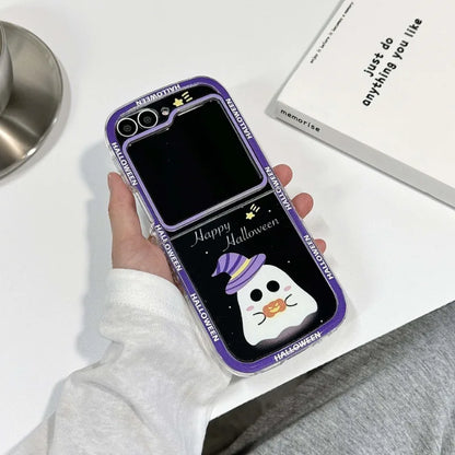 Happy Halloween Ghost Case for Samsung Galaxy Z Flip 3/4/5/6