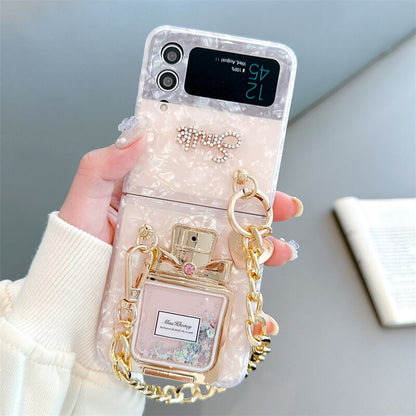 Perfume Bottle Case for Samsung Galaxy Z Flip 3 & 4