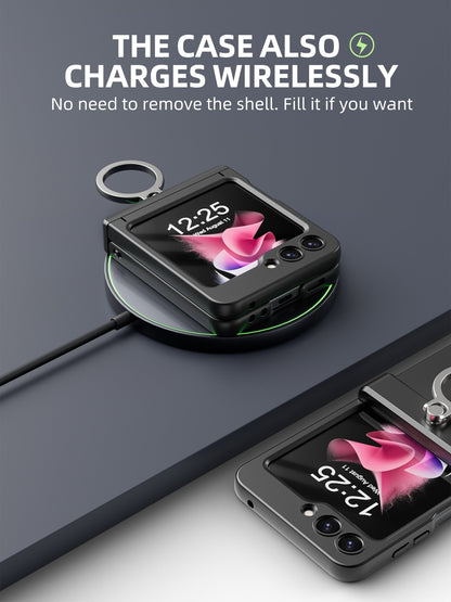 Magnetic Wireless Charging Case with Bracket For Samsung Galaxy Z Flip 5