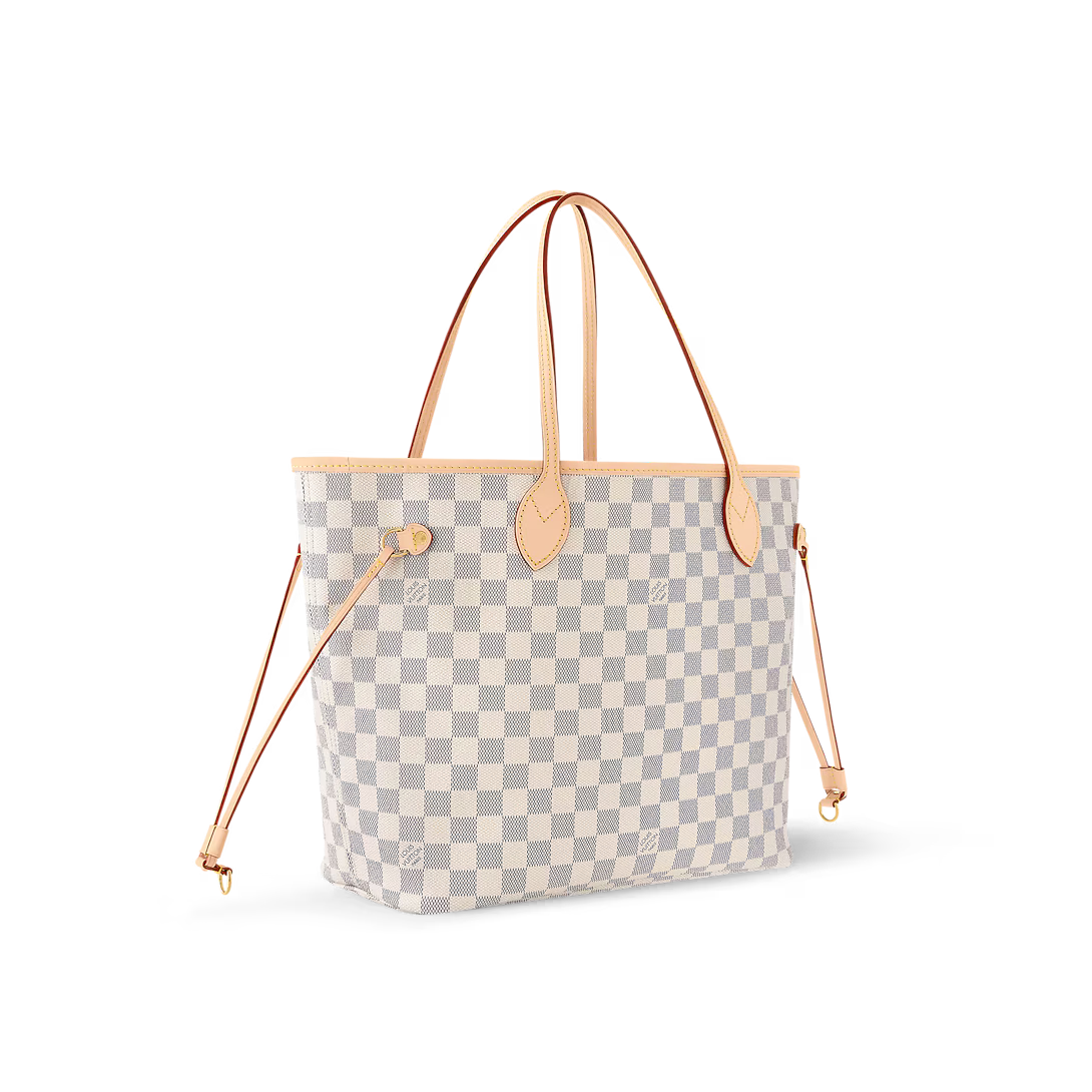 Never full MM Damier Azur Canva