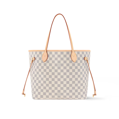 Never full MM Damier Azur Canva