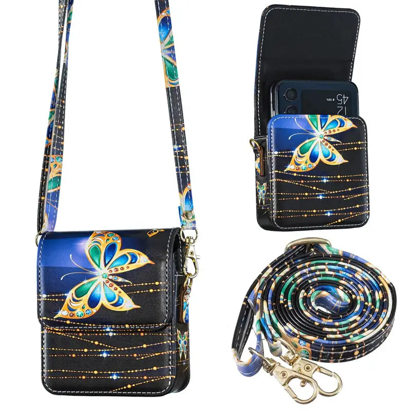 Blossom Crossbody Pouch for Z Flip