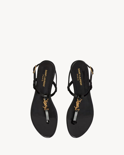 Cassandra patent leather sandals
