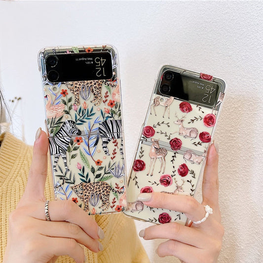 Forest Flower Animal Case for Samsung Galaxy Z Flip 4