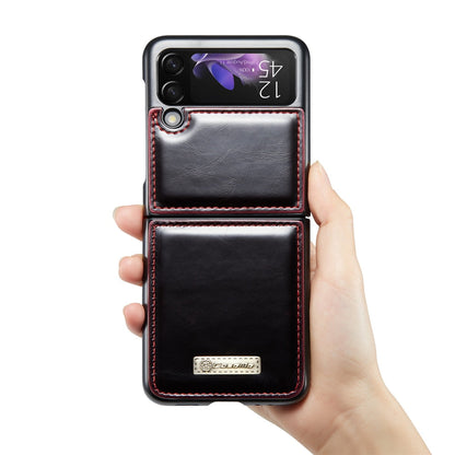 Vintage Leather Cover For Z FLIP 4