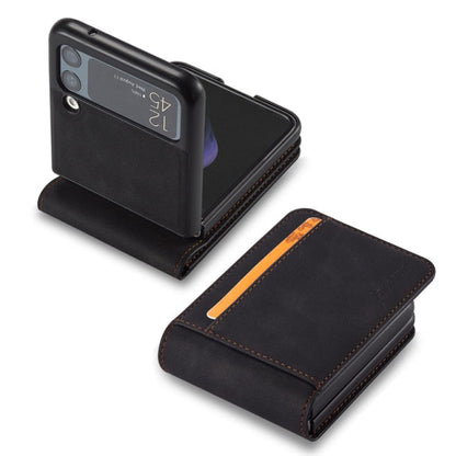 Luxury Leather Wallet Case For Z Flip 4