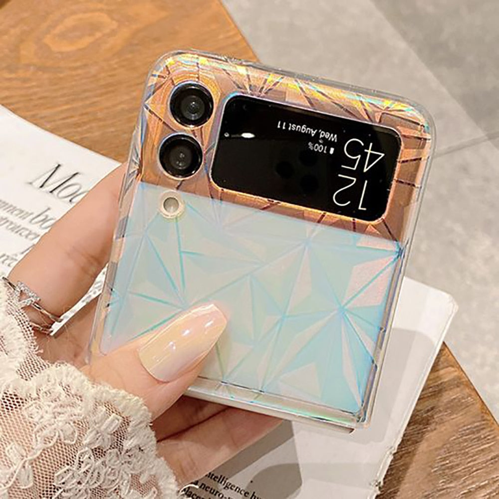 Colorful Shell pattern Protective Cover for Galaxy Z Flip 4