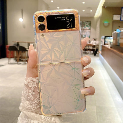 Colorful Shell pattern Protective Cover for Galaxy Z Flip 4