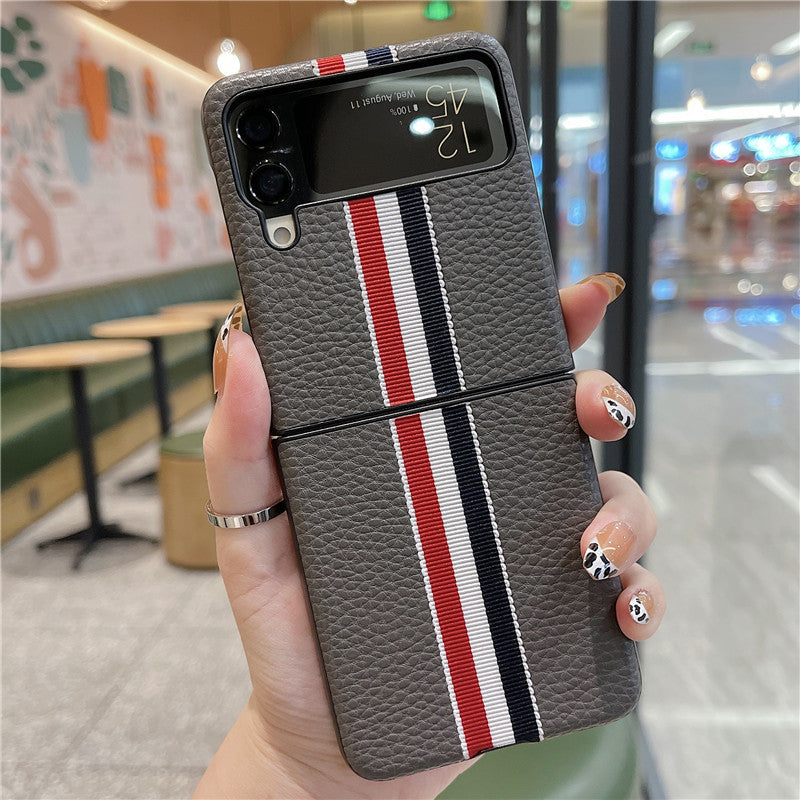 Fashion stripe Case for Samsung Galaxy Z Flip 4