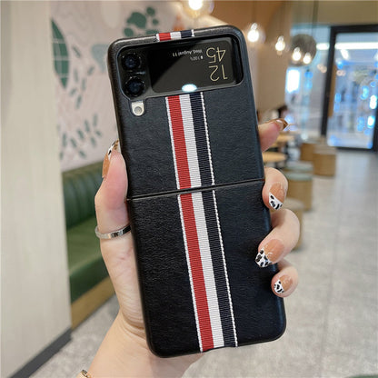 Fashion stripe Case for Samsung Galaxy Z Flip 4