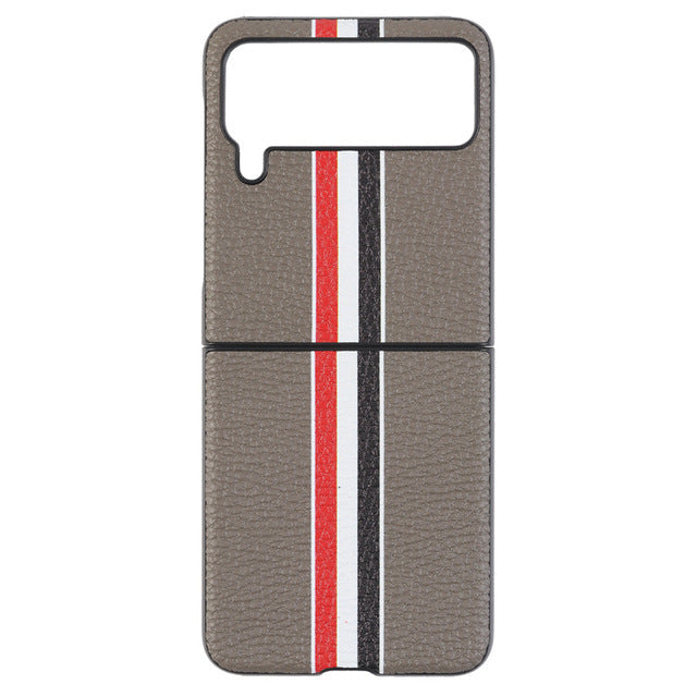 Fashion stripe Case for Samsung Galaxy Z Flip 4